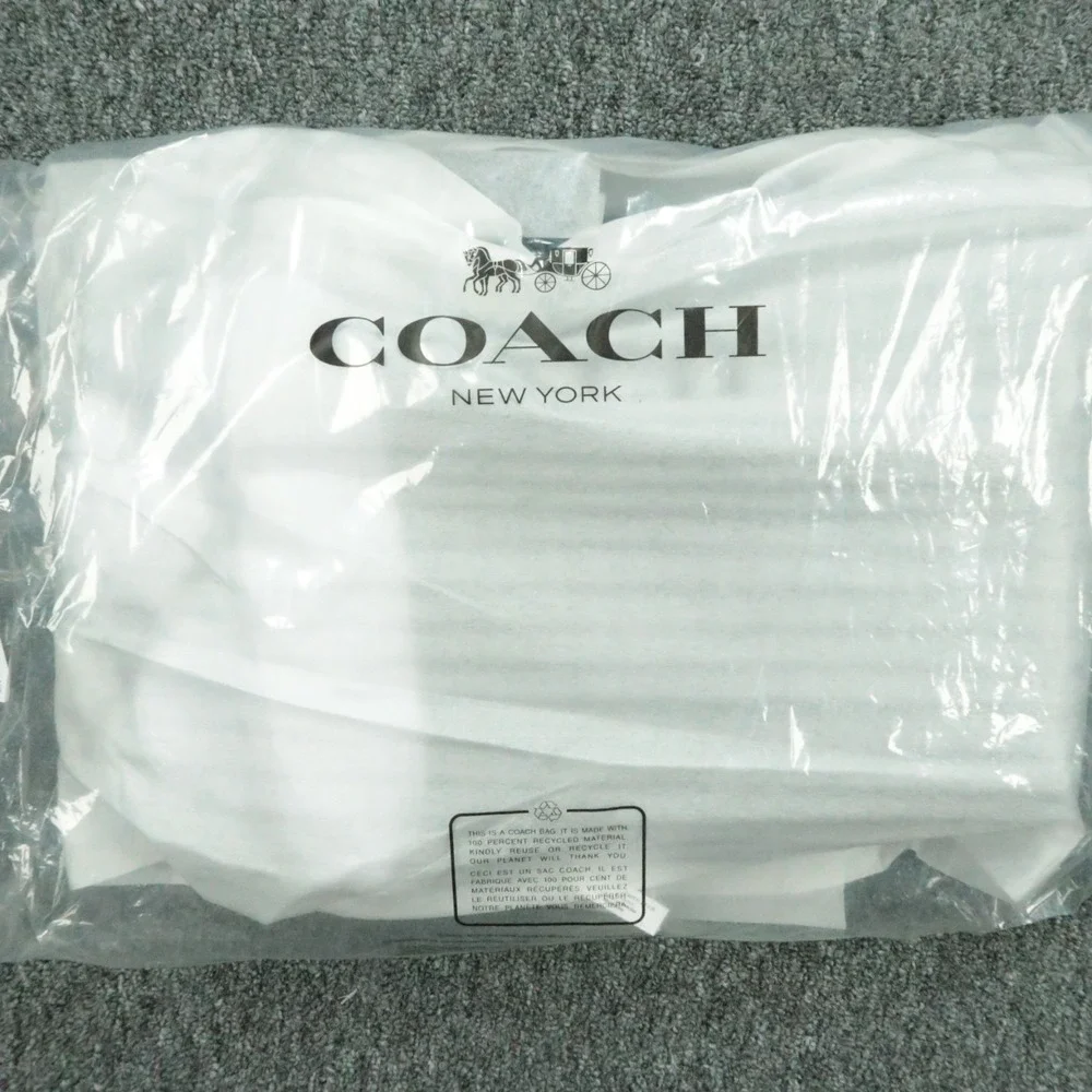 Coach Bag Black Houston Flight Signature Leather Travel Crossbody